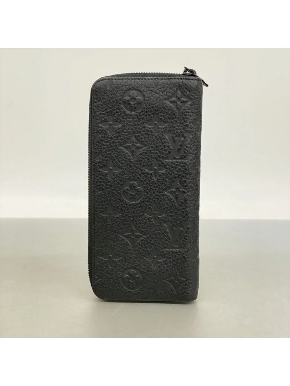 Louis Vuitton Wallet Monogram Taurillon Zippy Vertical Noir